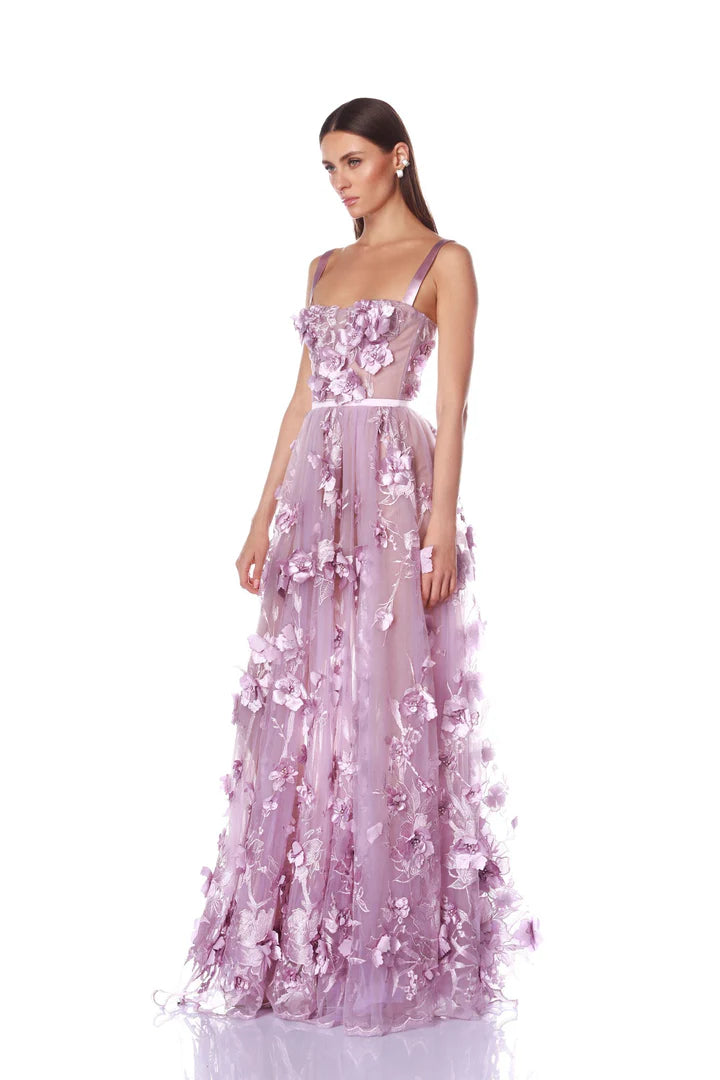 Anastasia Lavender Maxi Dress