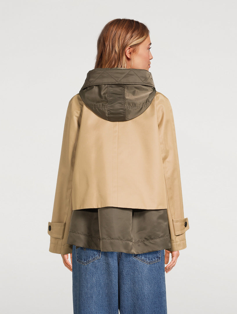 Hybrid Cotton Gabardine Jacket