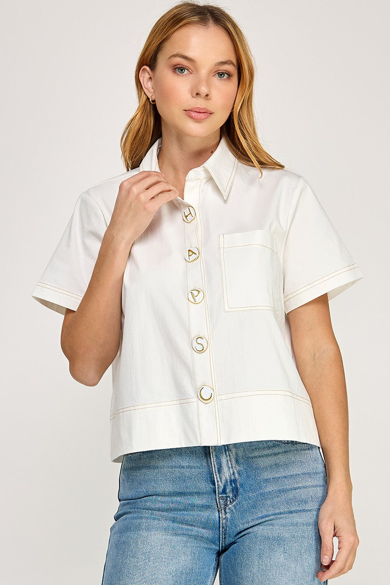 Monaco Button Shirt