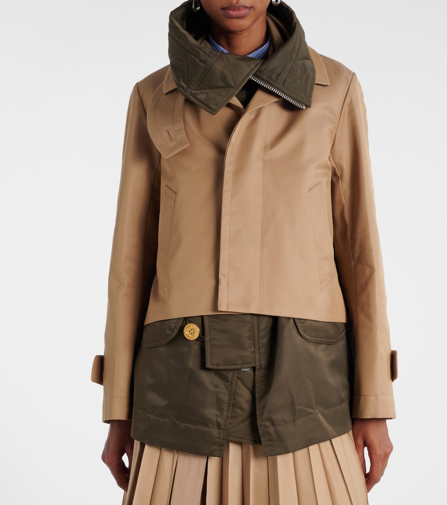 Hybrid Cotton Gabardine Jacket