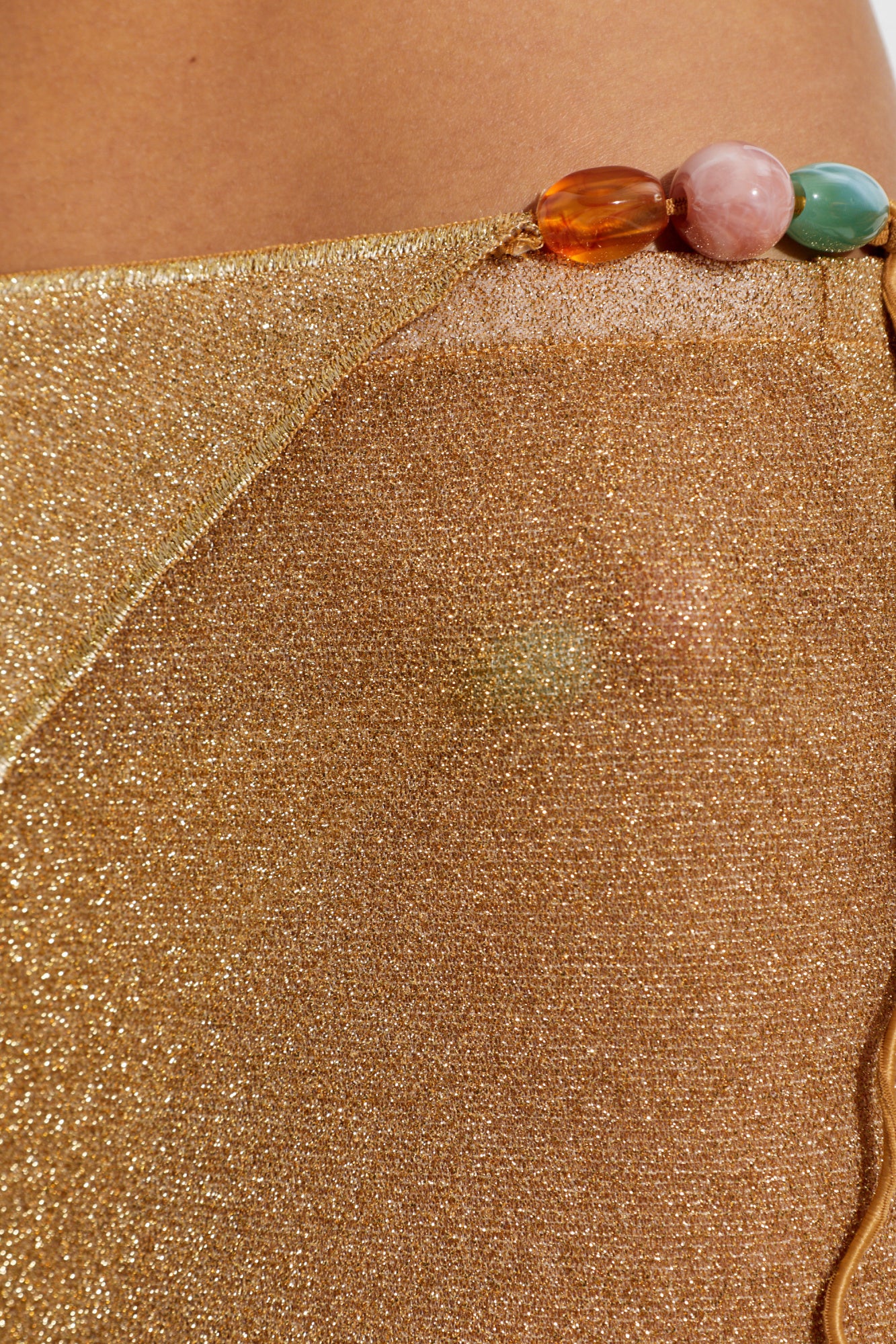 LUMIÉRE BEADS SWIMSUIT AND PANTS