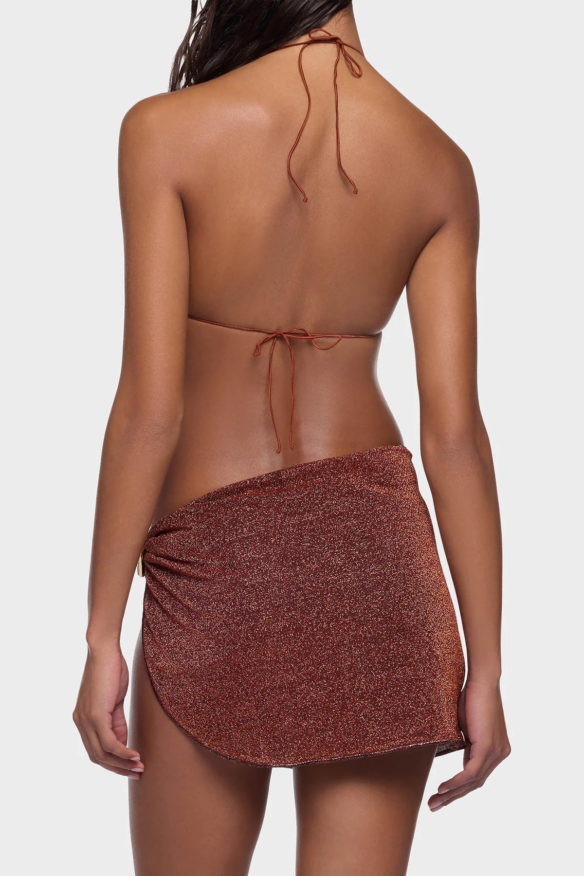 LUMIÈRE SHELL ONE SHOULDER MAILLOT SET
