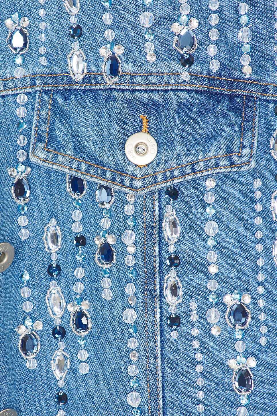 HAND-BEADED DENIM JACKET