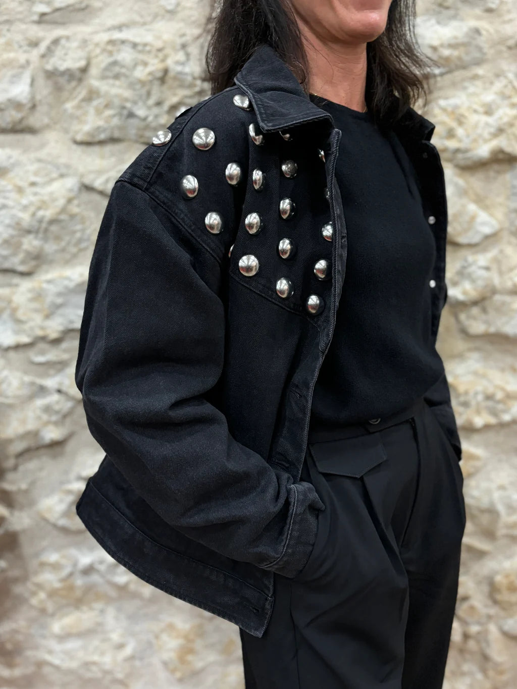 Eclipse Studded Denim Set