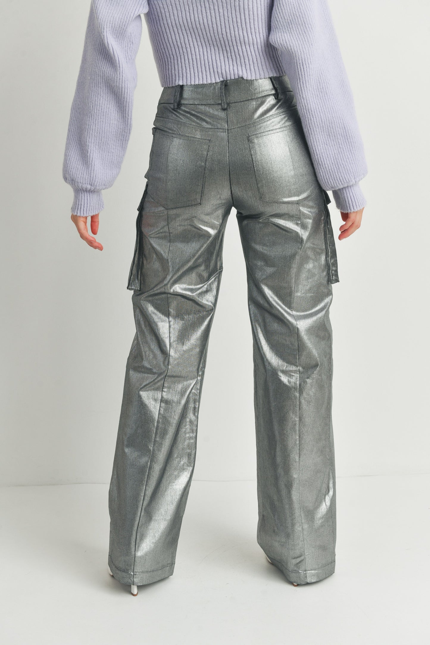 Manhattan Silver Cargo Pants