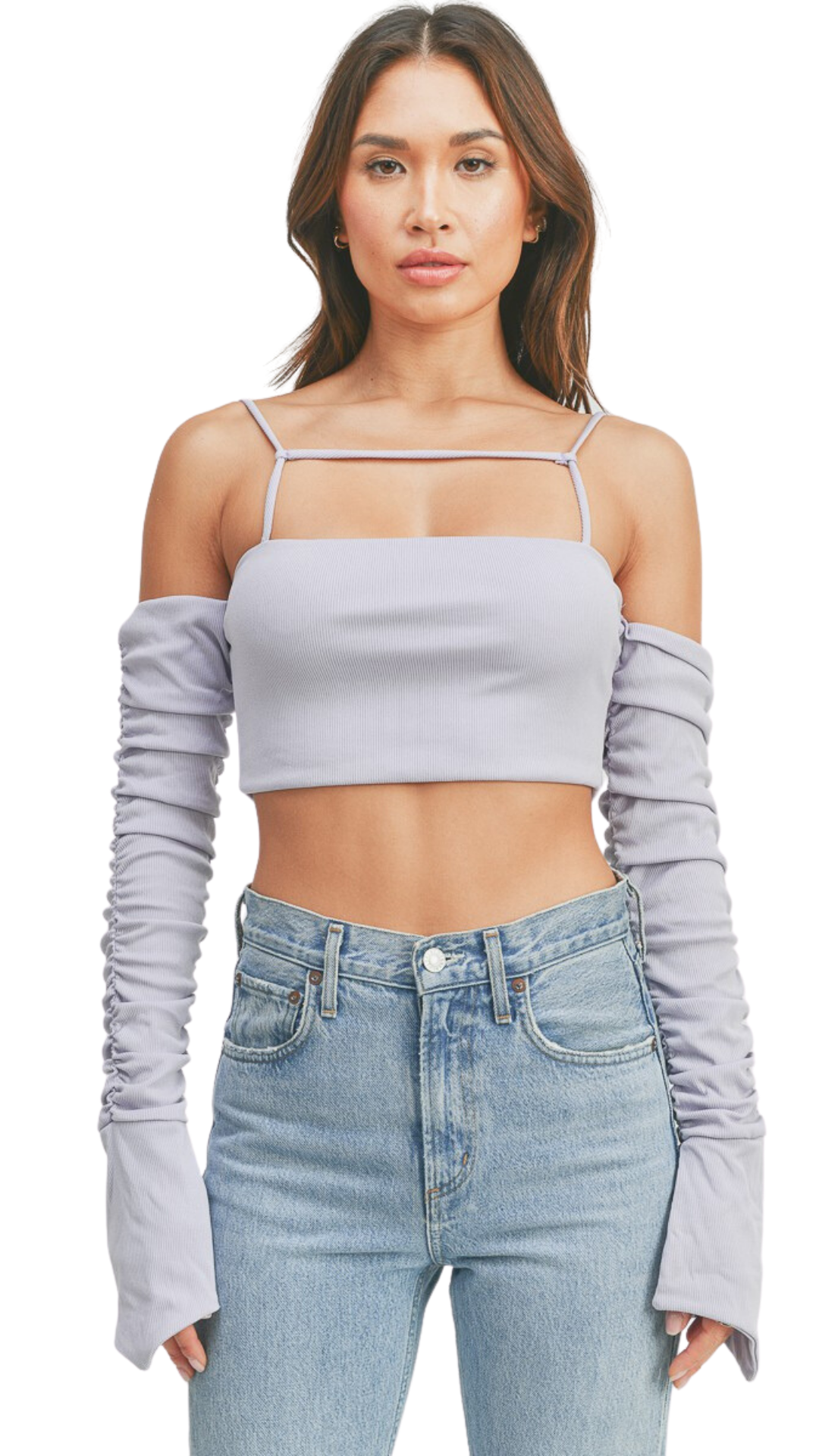 Ayana Lavender Cropped Top