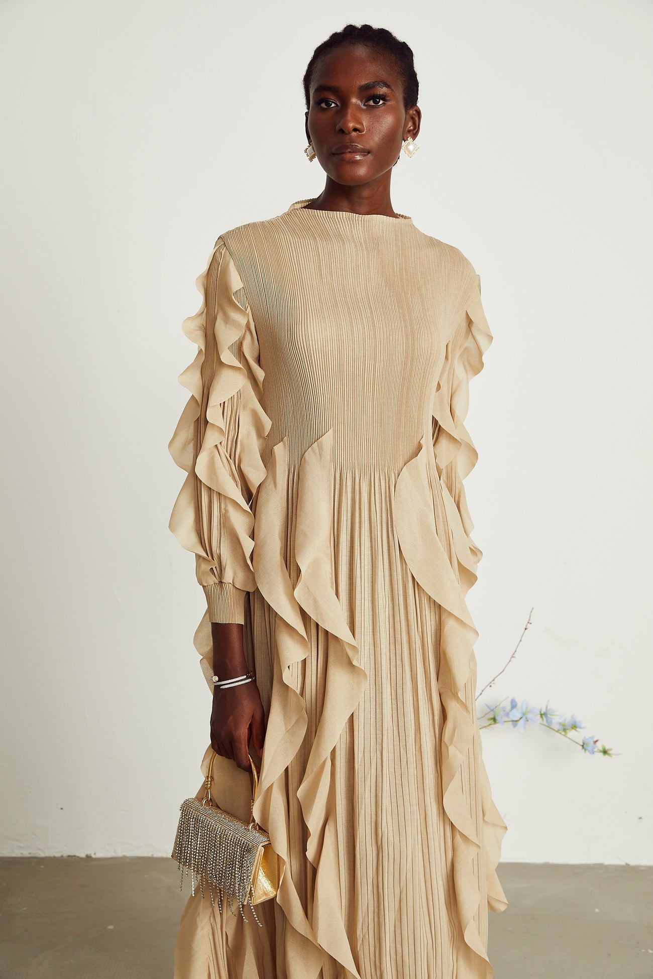 Carmen Ruffles Dress