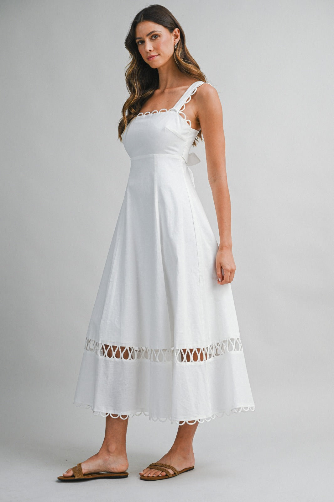 Pure Grace Midi Dress