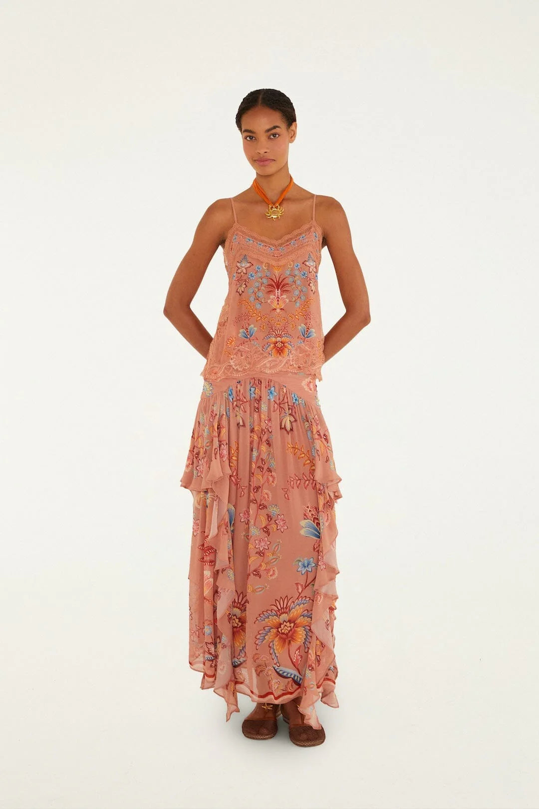 Mocha Boho Enhance Lace Set
