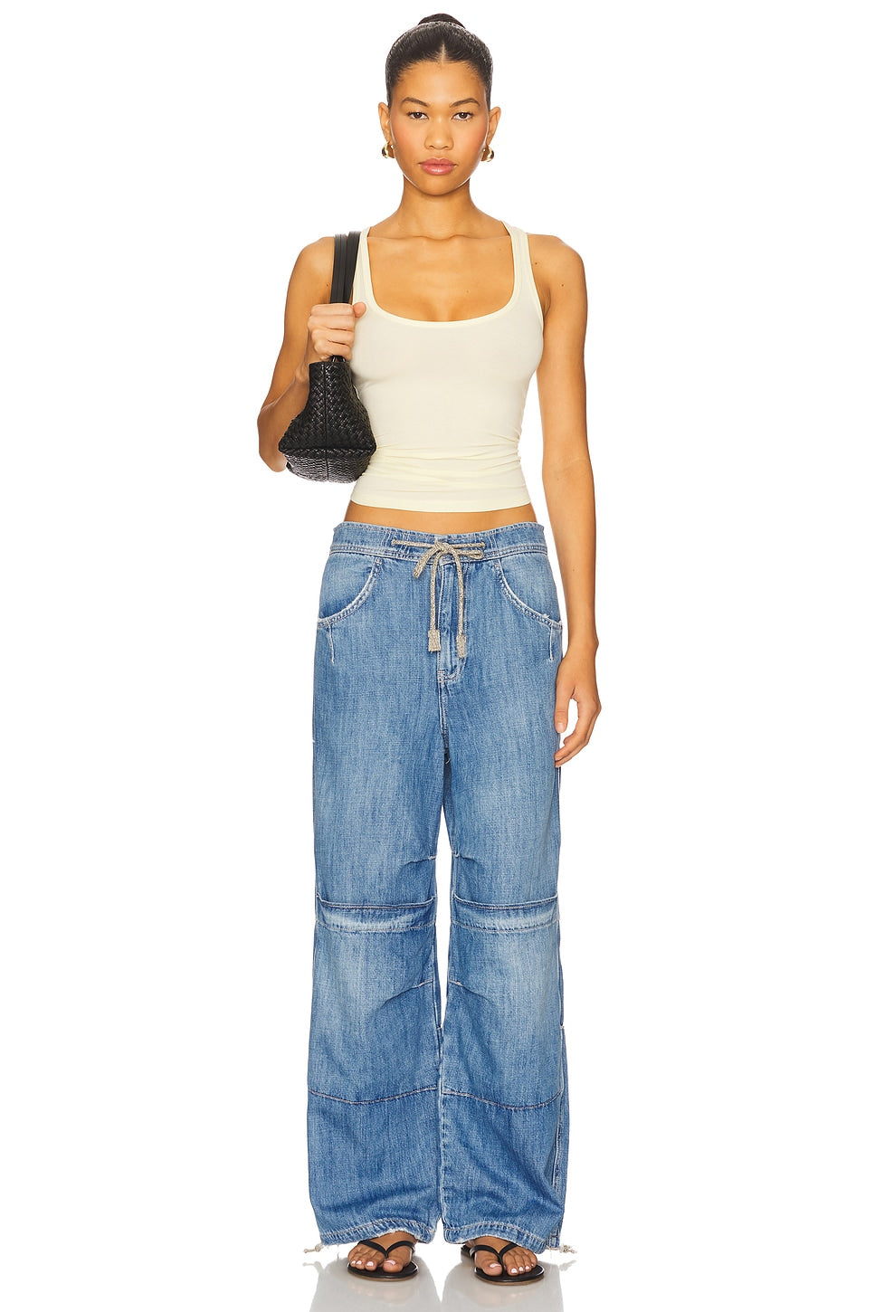 Logan Cinched Cargo Denim-Harper