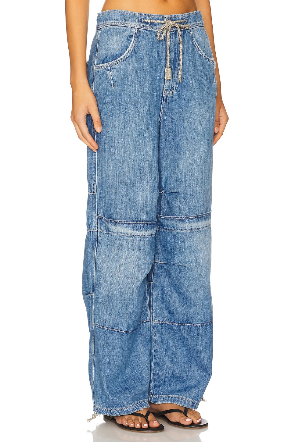 Logan Cinched Cargo Denim-Harper