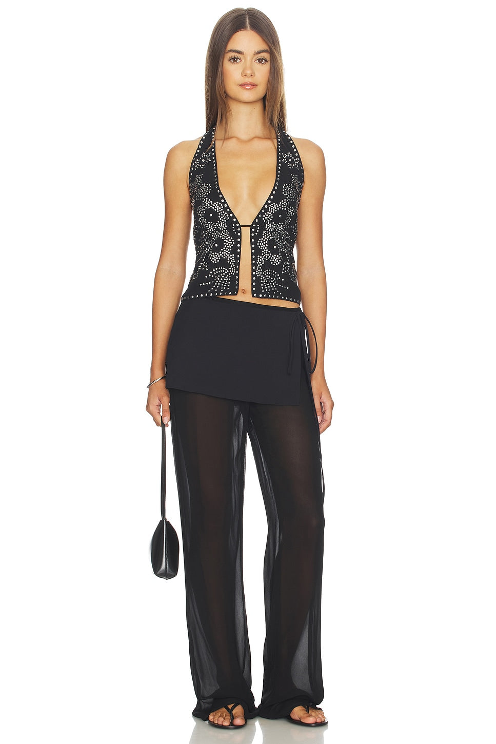 Ken Studded Halter Top