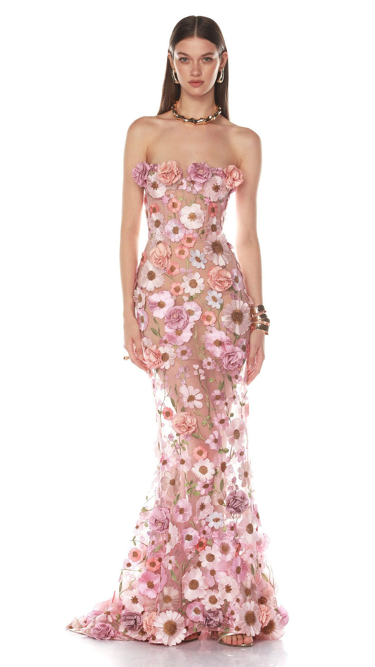 Jasmine Pastel Pink Gown