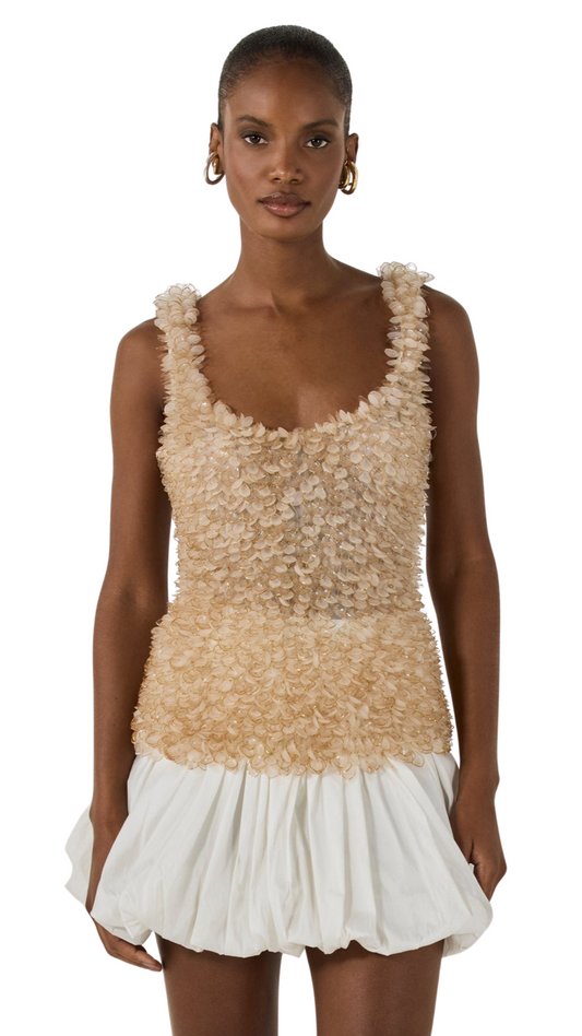 GLASS EMBROIDERY SKIRT SET (RUNWAY)