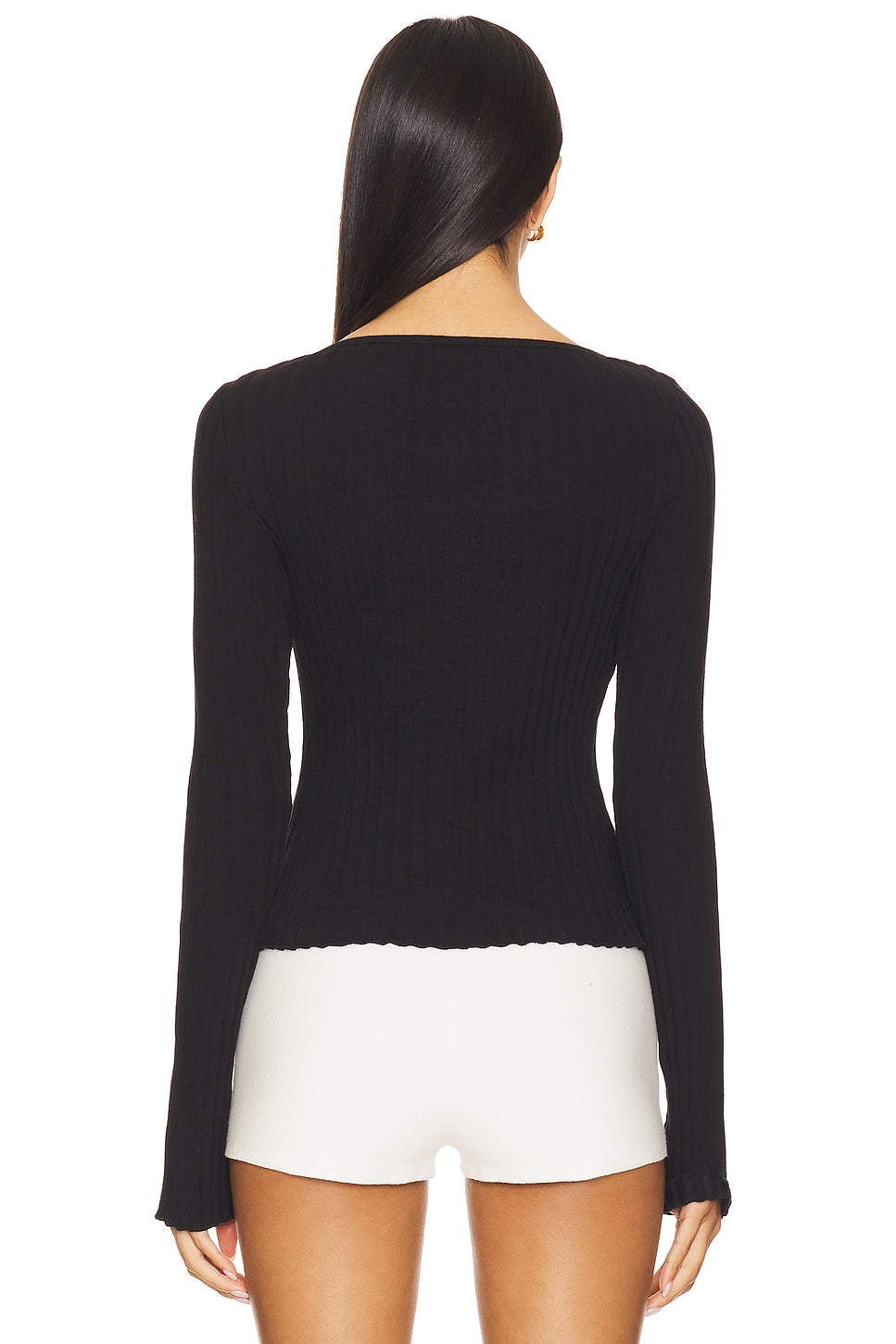 Tilly Long-Sleeve Cardi-Black