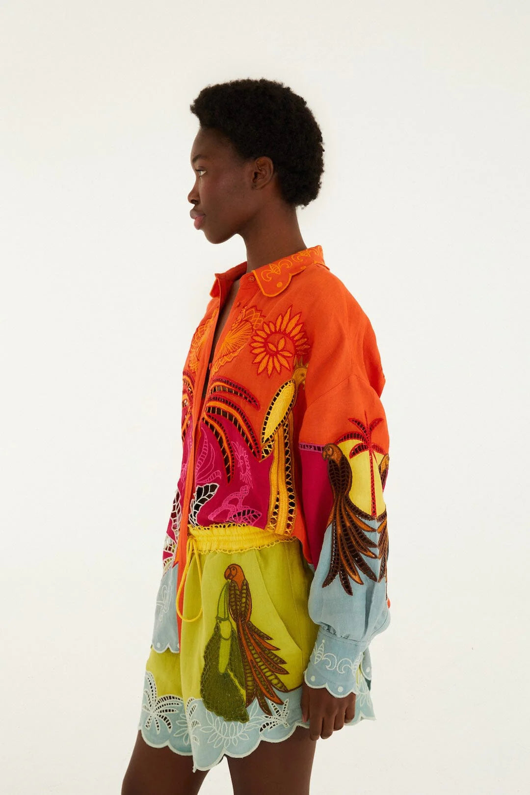 Multicolor Usiacuri Shorts Set