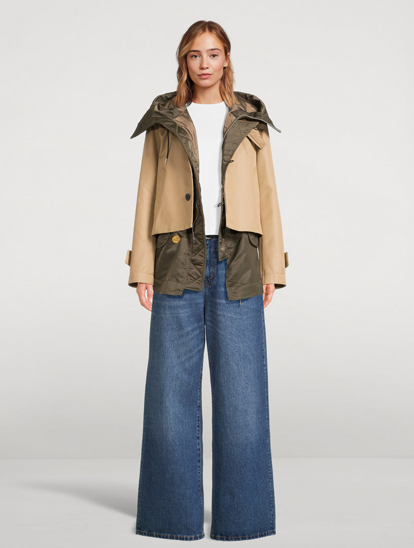 Hybrid Cotton Gabardine Jacket