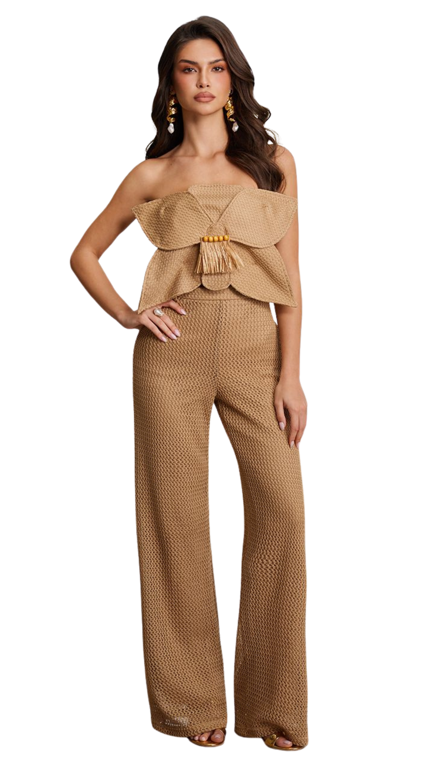 Dessert Rose Strapless Set