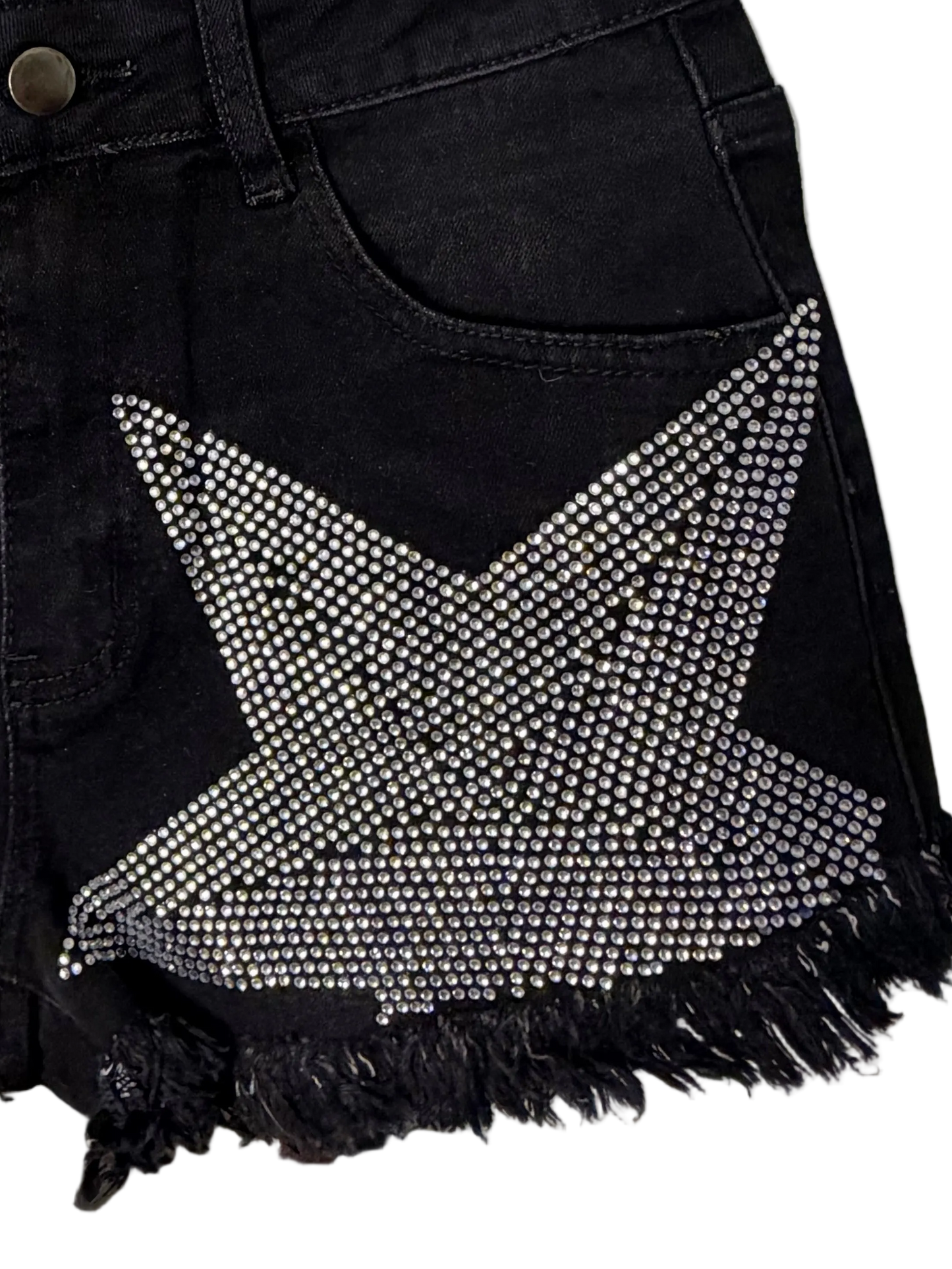 Crystal Stars Denim Shorts