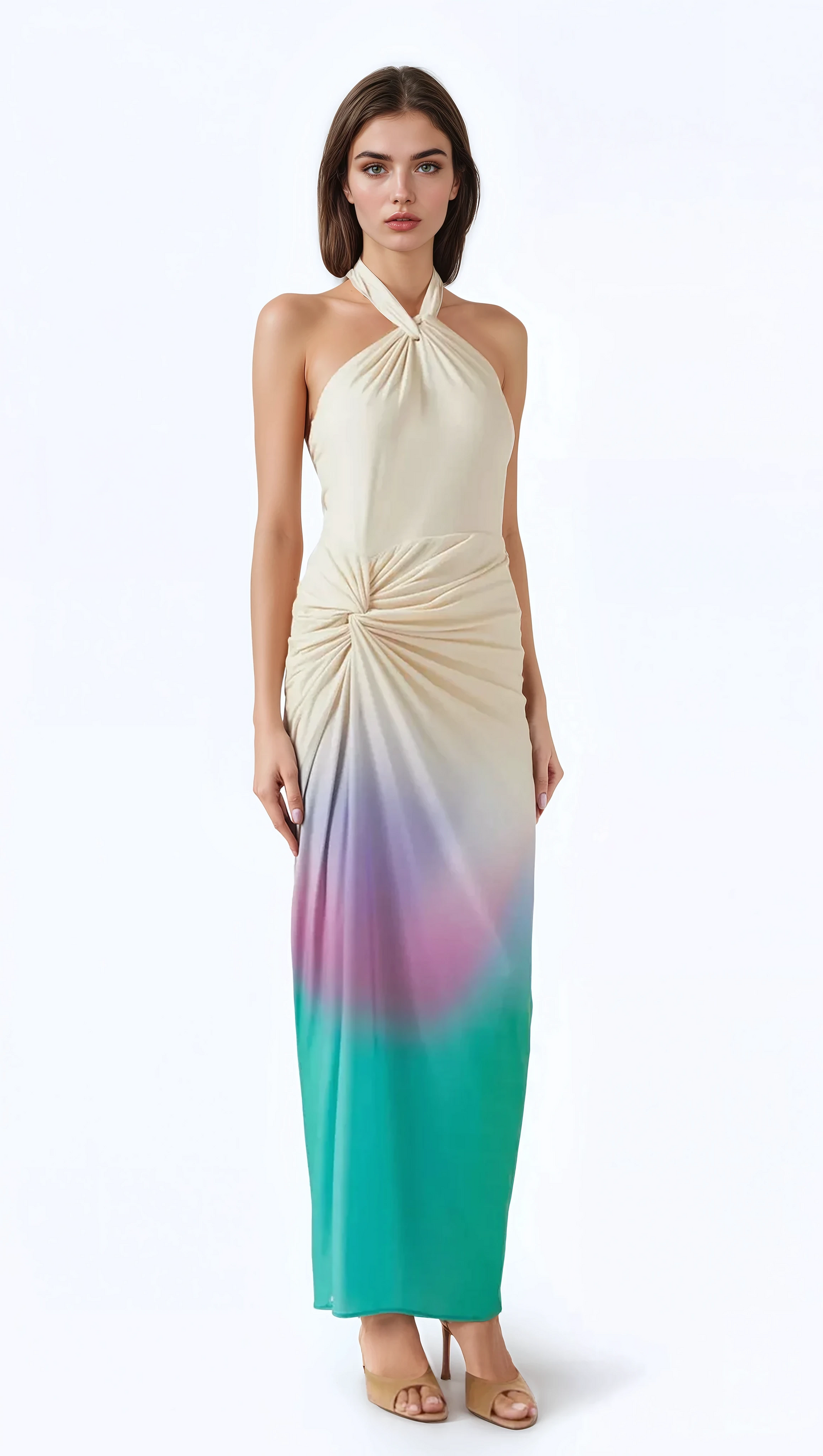 Linus maxi dress - Chai
