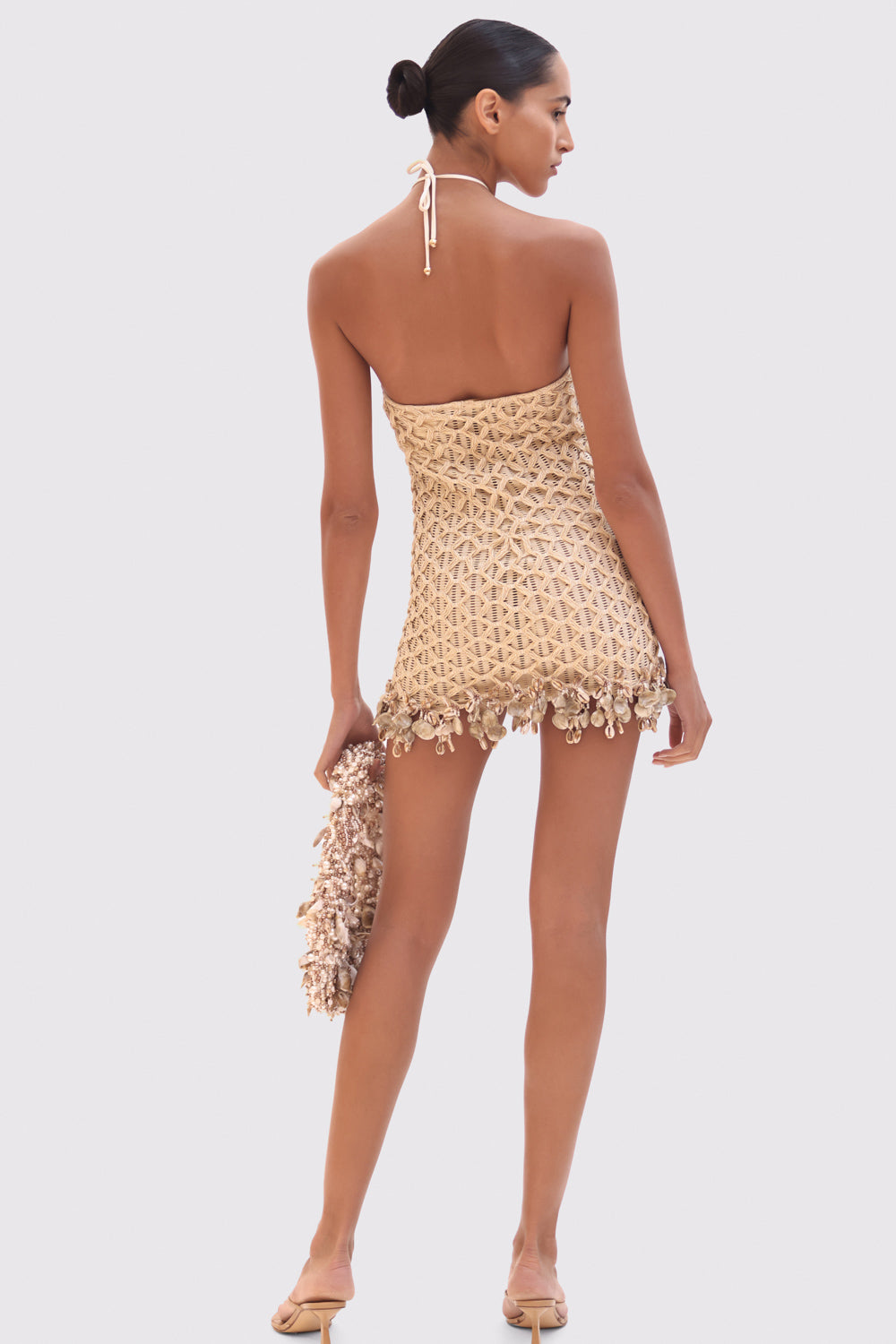 x Camila Coelho Mesh Mini Dress