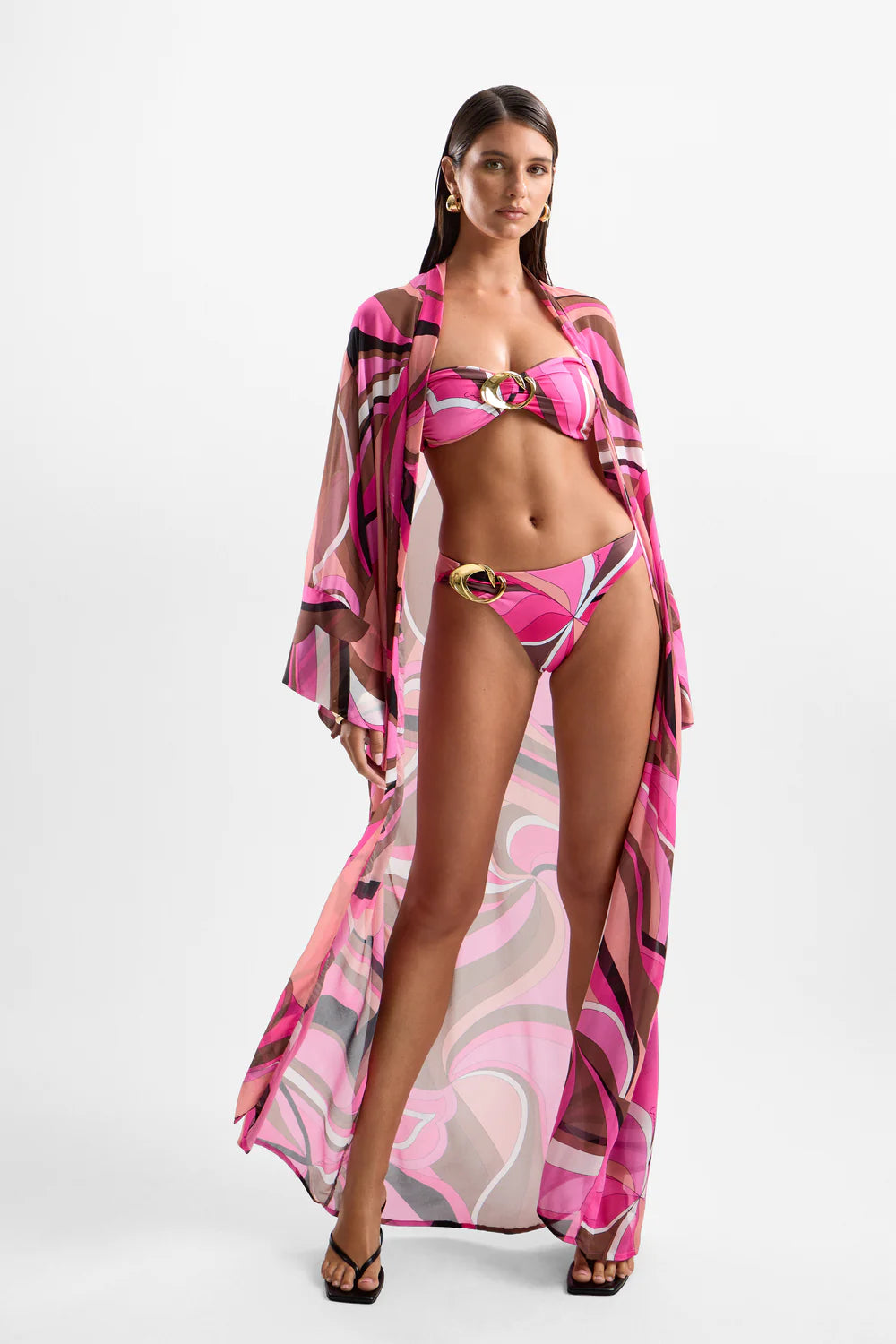 Fortune Robe - Dolce Pink
