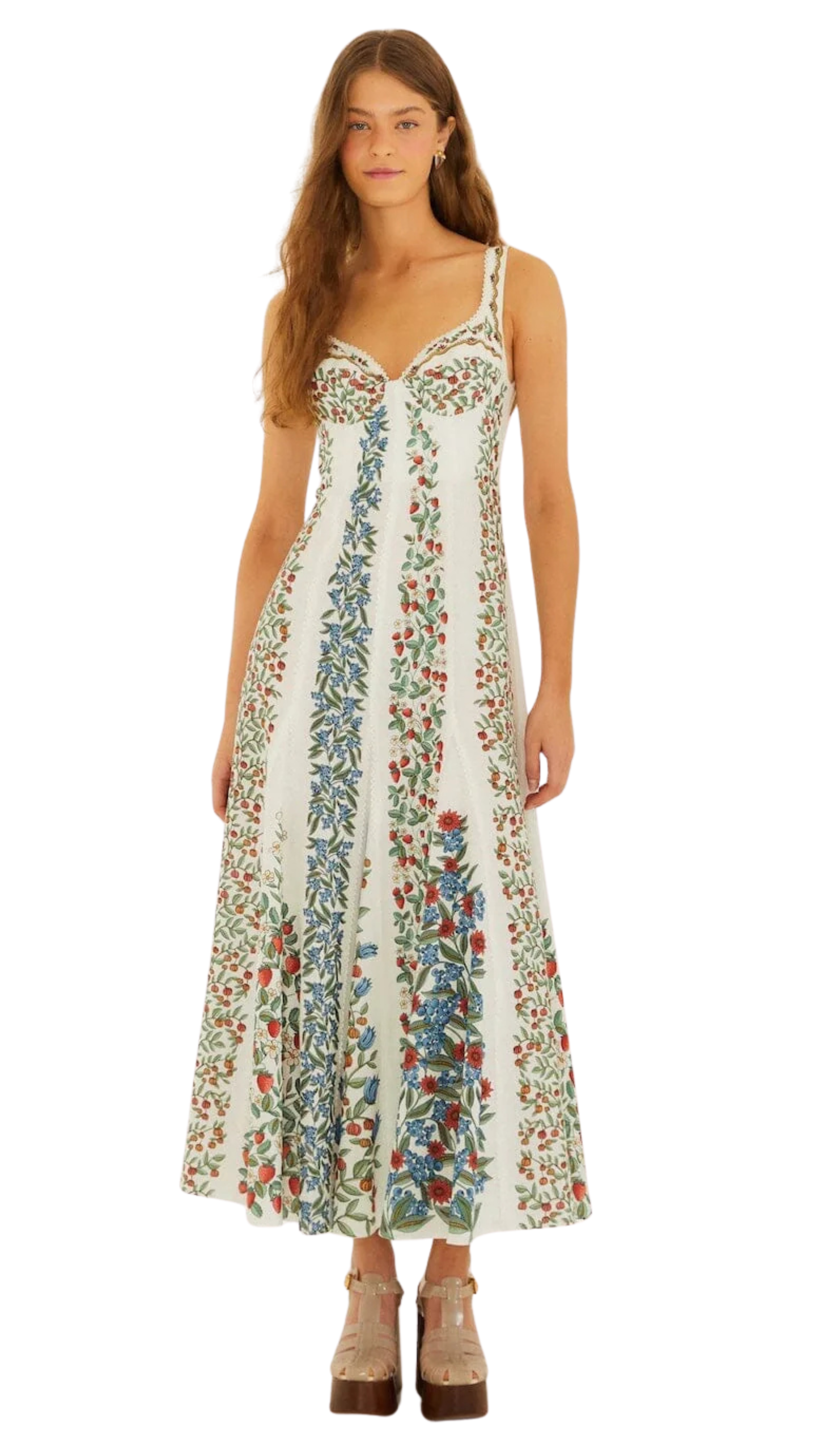 Off-White Fruit Beauty Maxi Dress