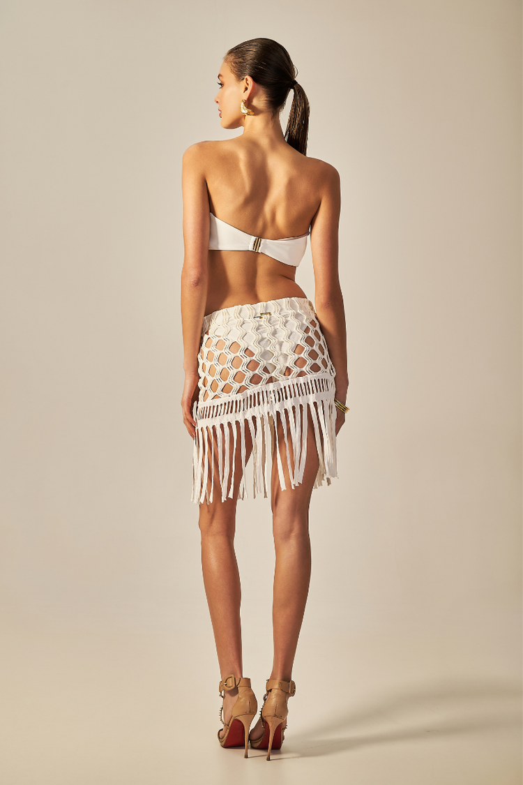 SHORT HAMMOCK SKIRT- OFF WHITE