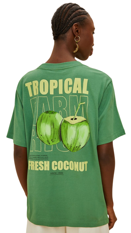 Tropical Coconut Graphic-print T-Shirt