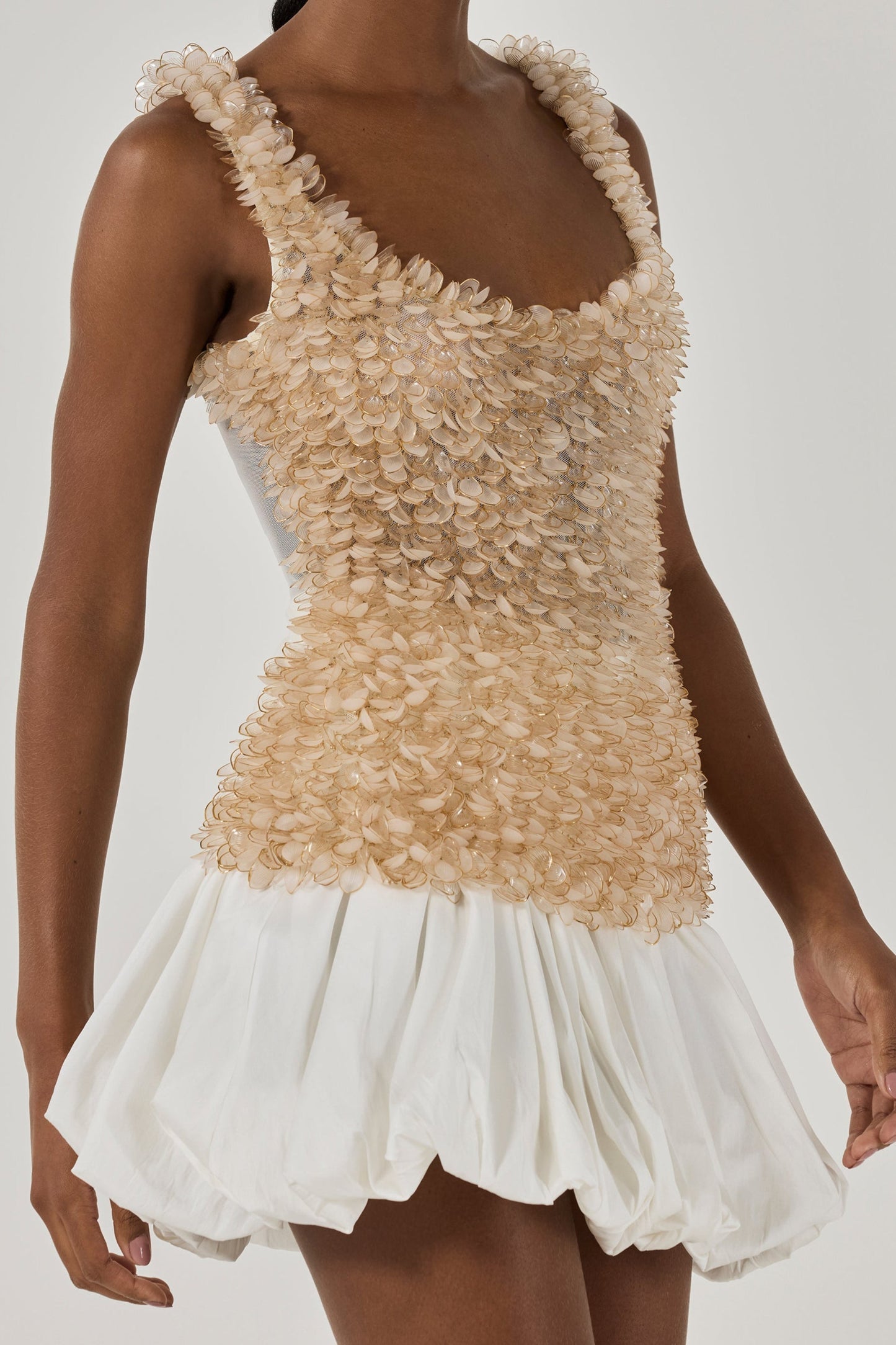 GLASS EMBROIDERY SKIRT SET (RUNWAY)