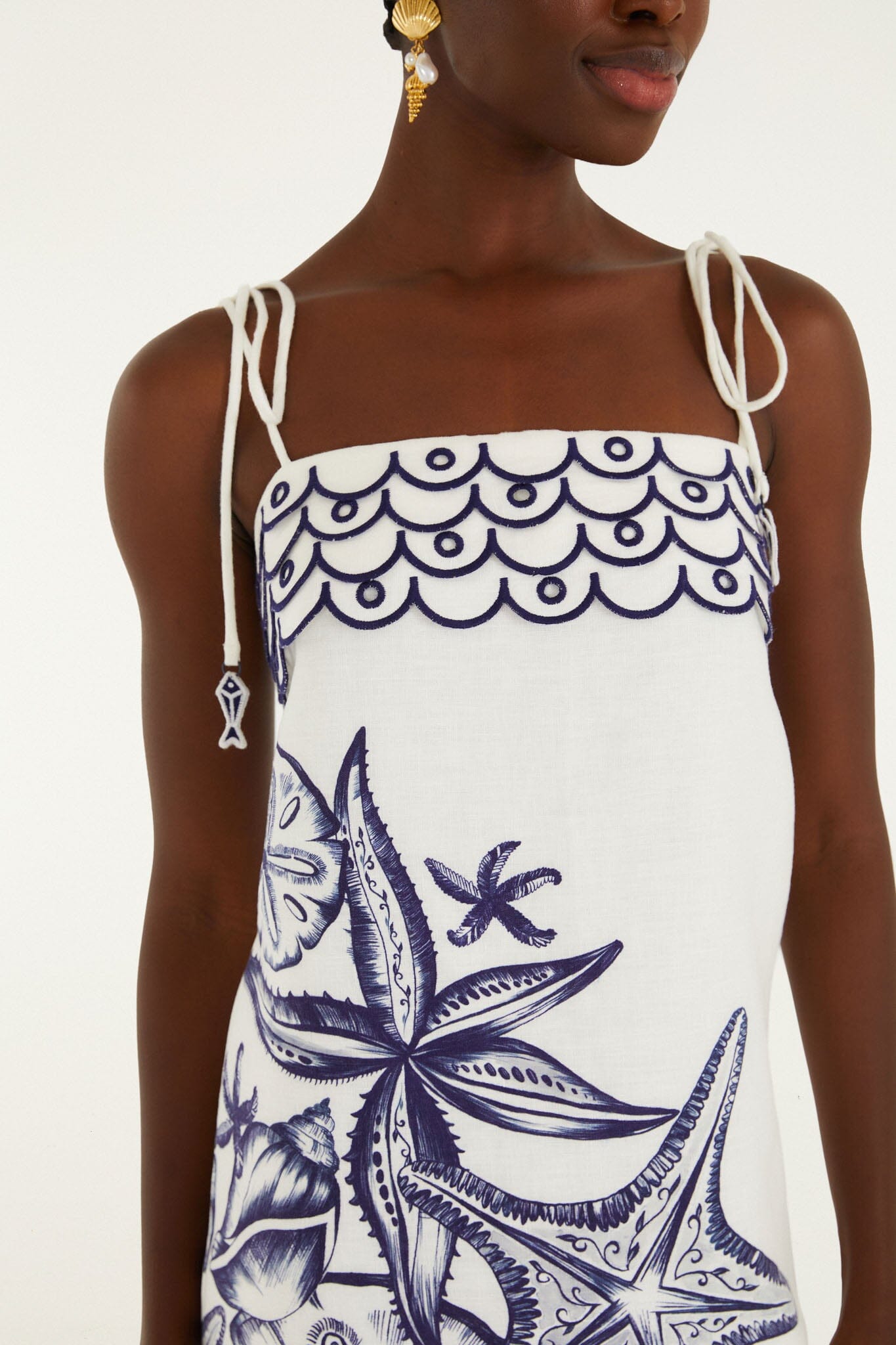 Off-White Coast Stars Mini Dress