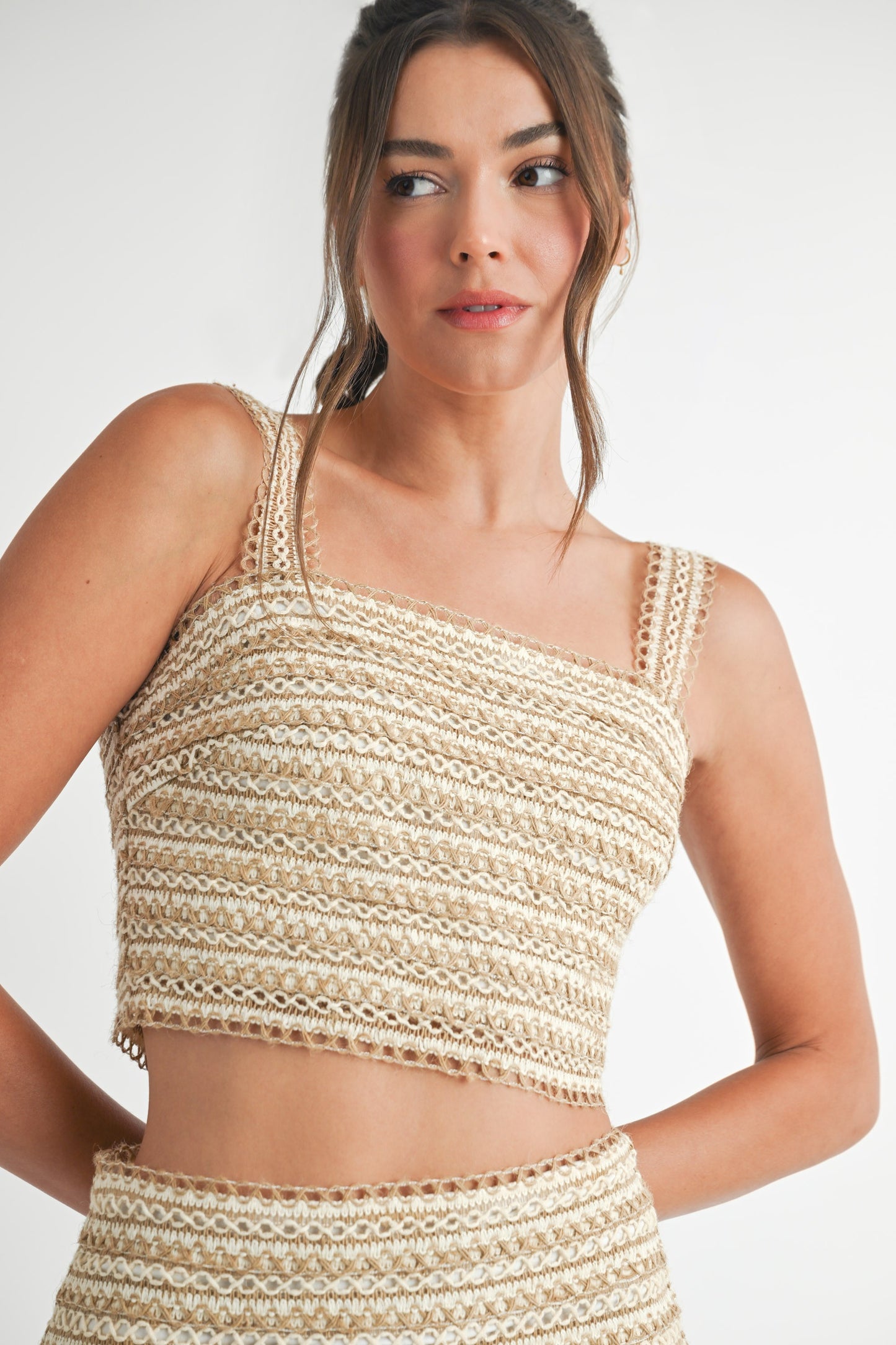 Raffia Skirt Set