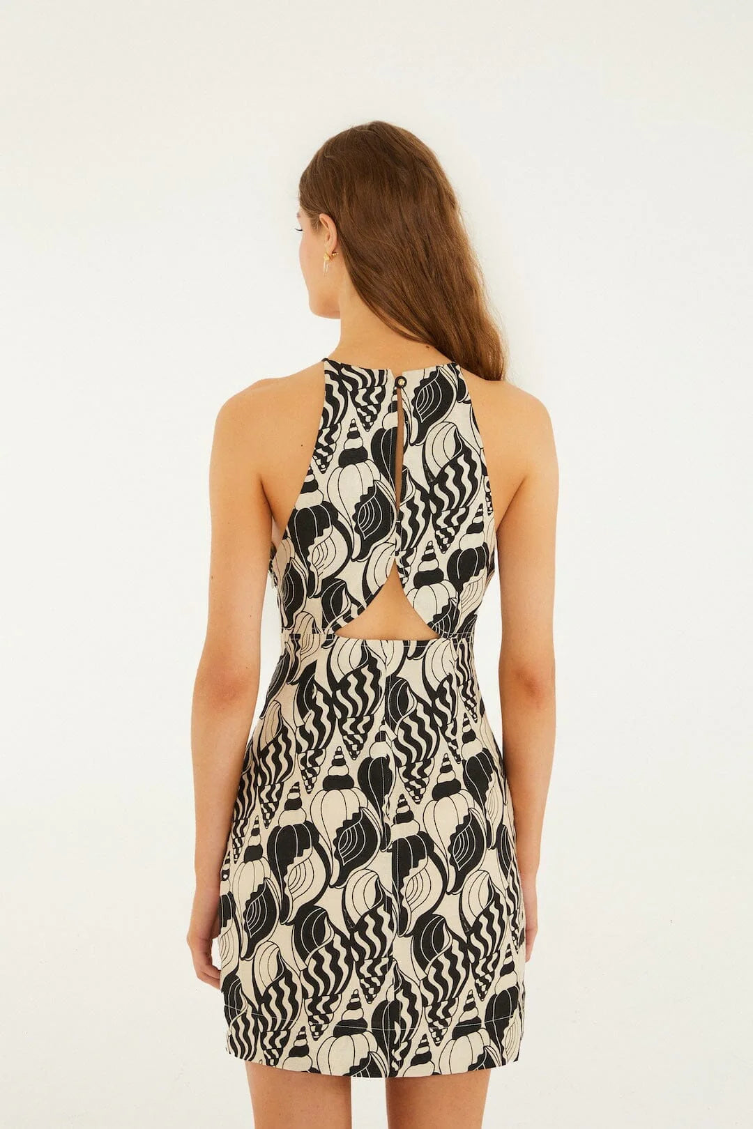 Sand Diamond Seashell Serenade Mini Dress