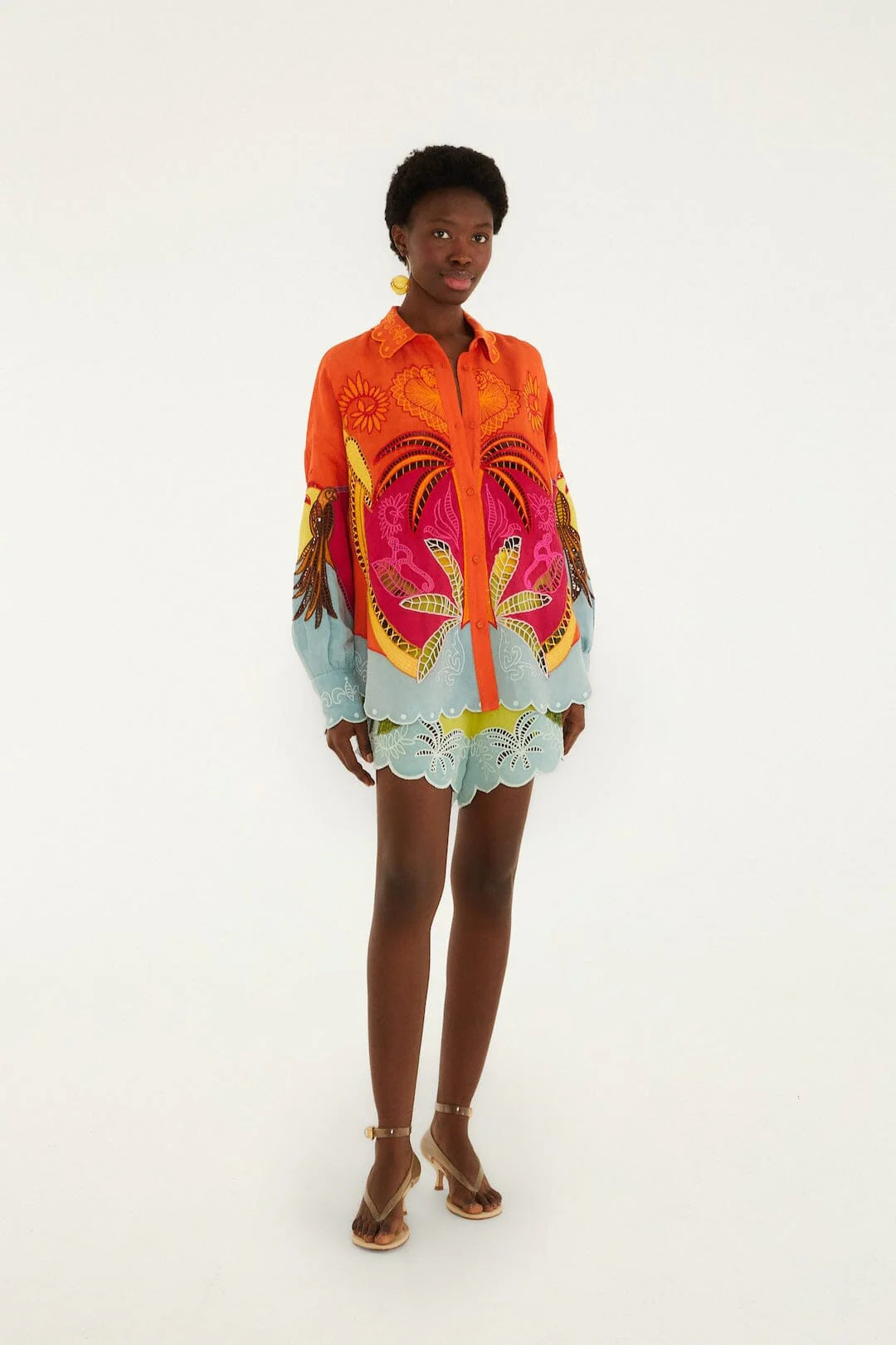 Multicolor Usiacuri Shorts Set