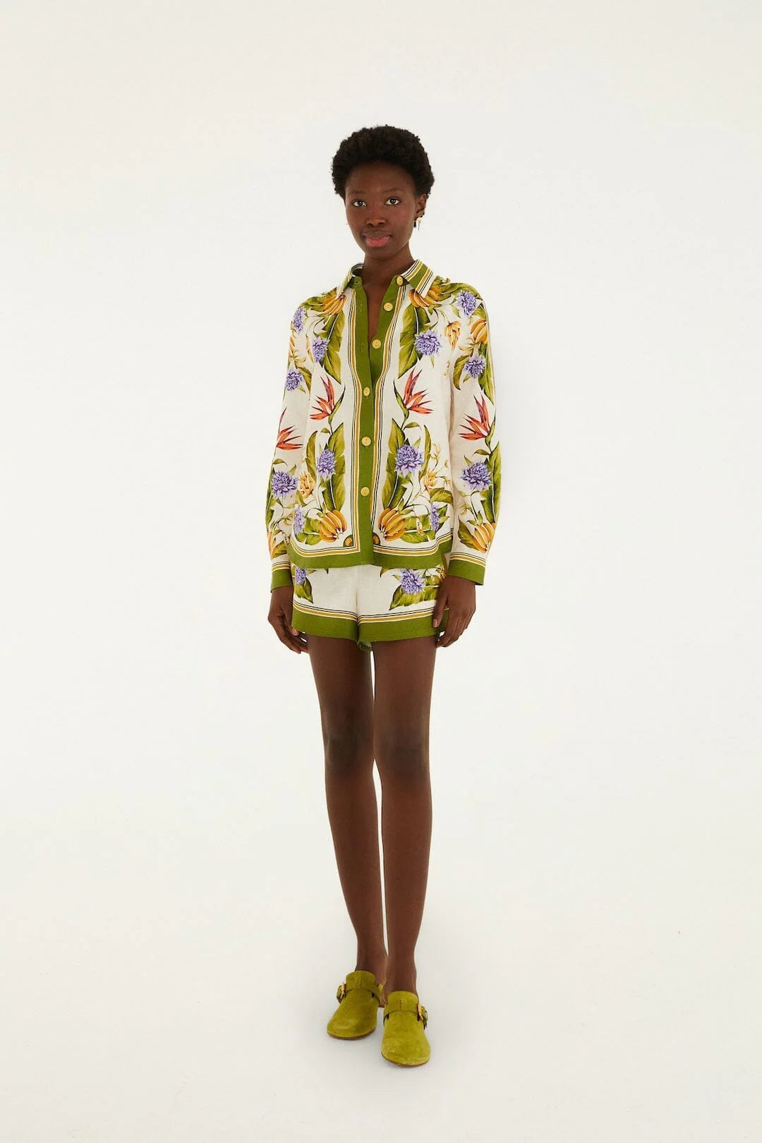 Sand Tropical Scarf Shorts Set
