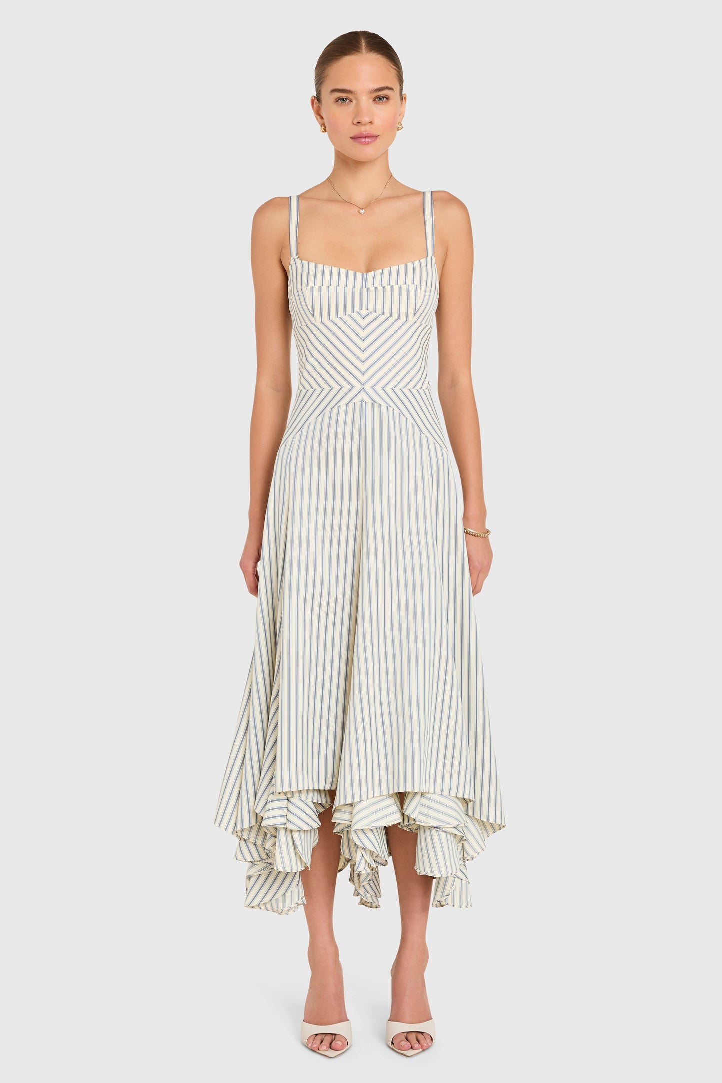 Monterey Dress - Oxford Stripe