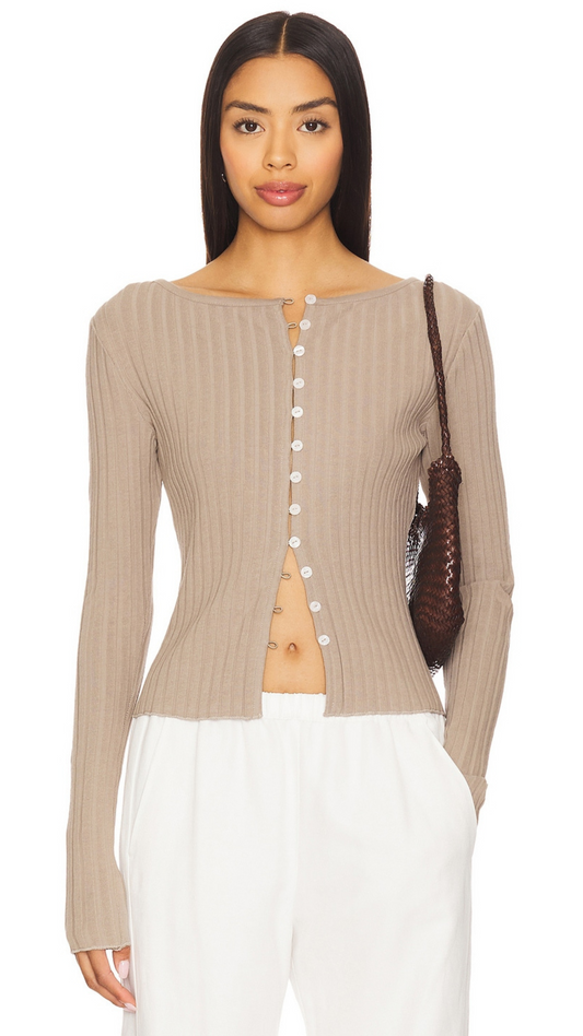 Tilly Long-Sleeve Cardi-Fallen Rock