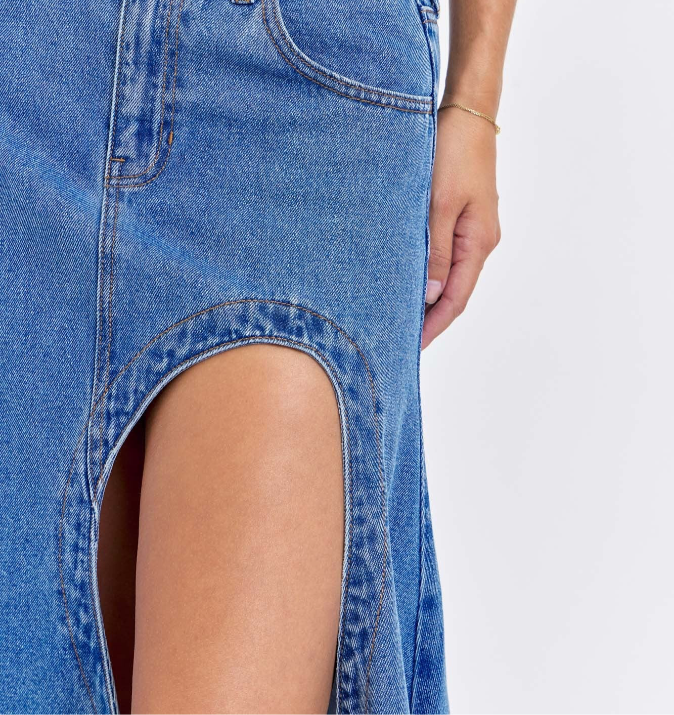 Shina Denim Skirt