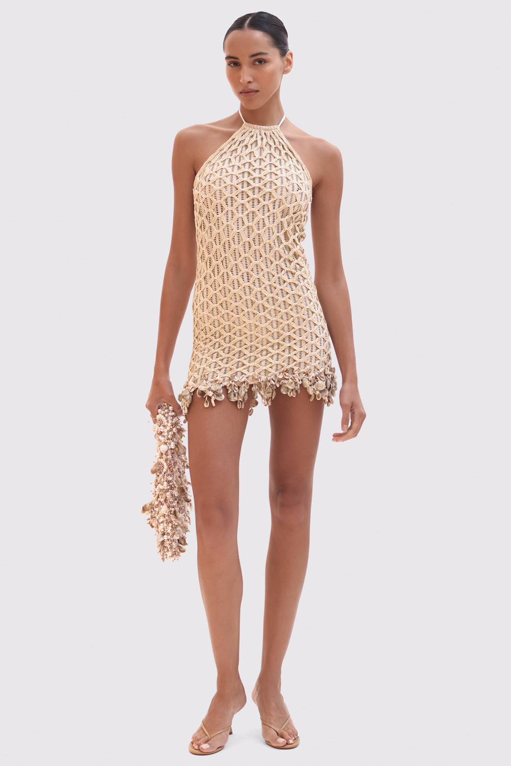 x Camila Coelho Mesh Mini Dress