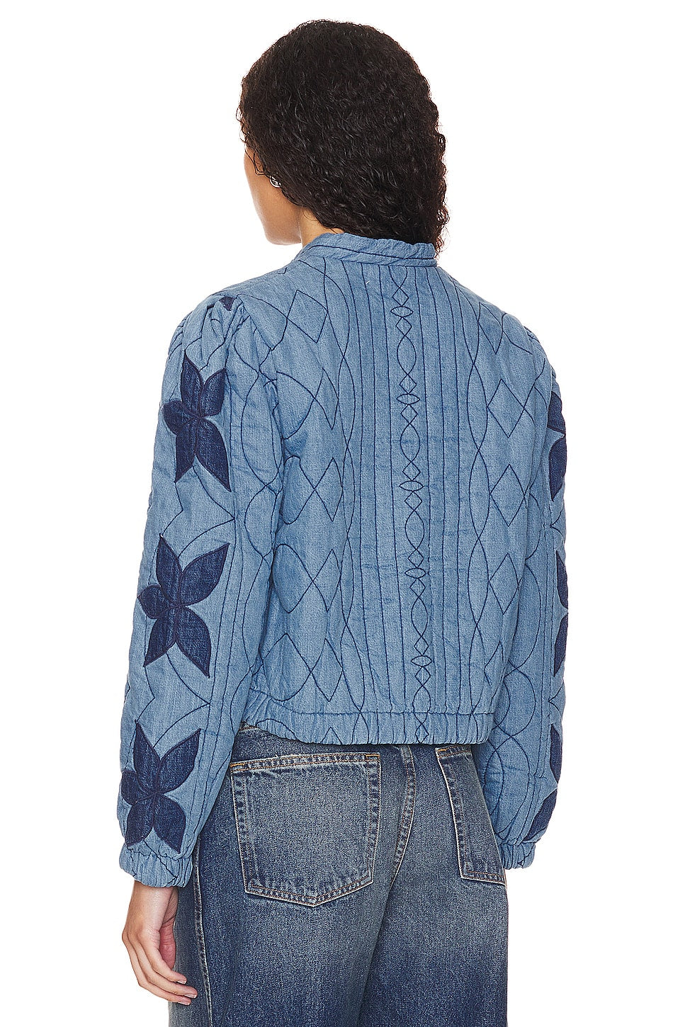 Quinn Quilted Denim Jacket