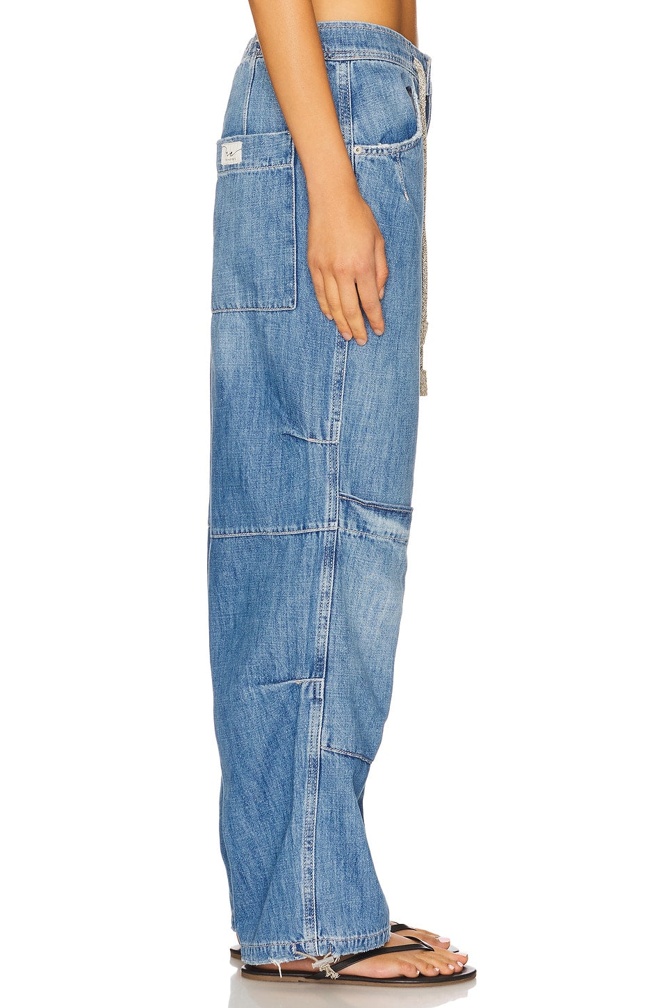 Logan Cinched Cargo Denim-Harper