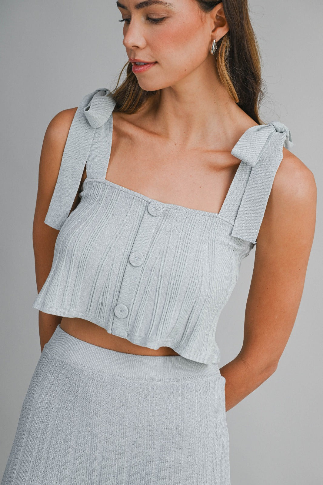 Soft Grey Knit Set