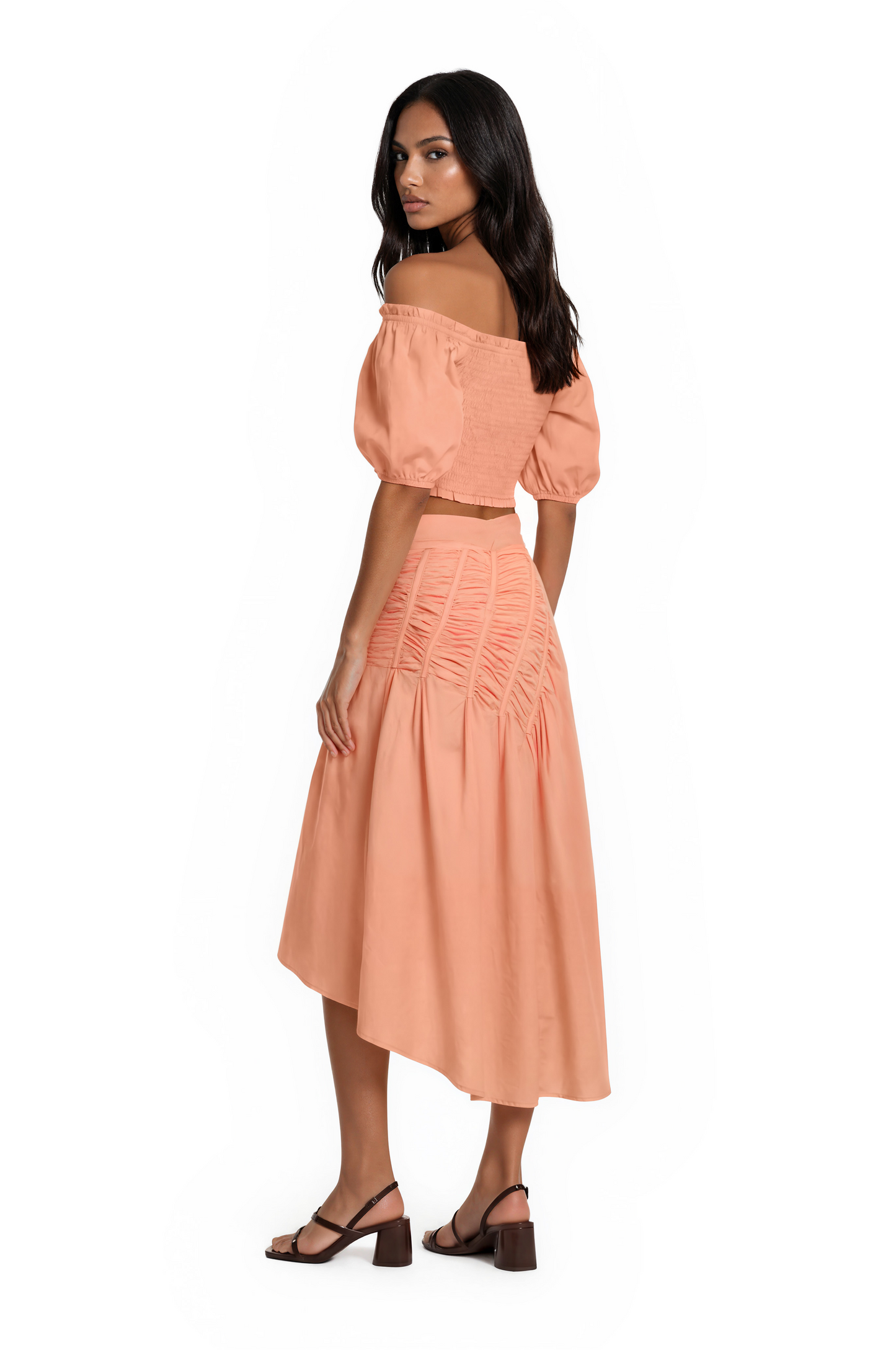Sunset Ruched Two-Piece Set