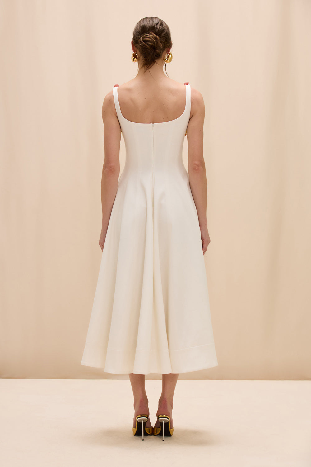 GABRIELA LINEN MIDI DRESS