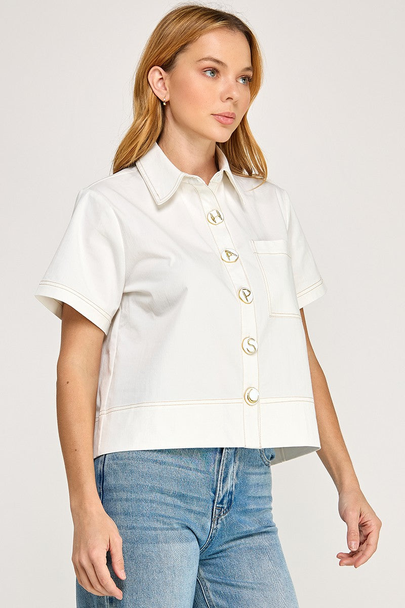 Monaco Button Shirt