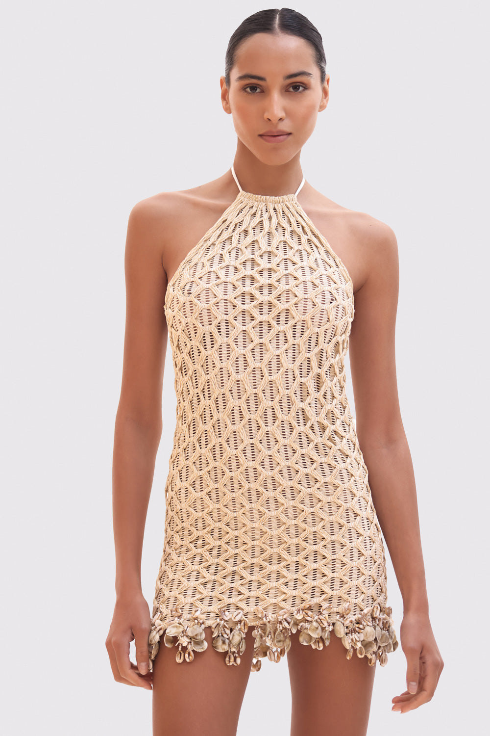 x Camila Coelho Mesh Mini Dress