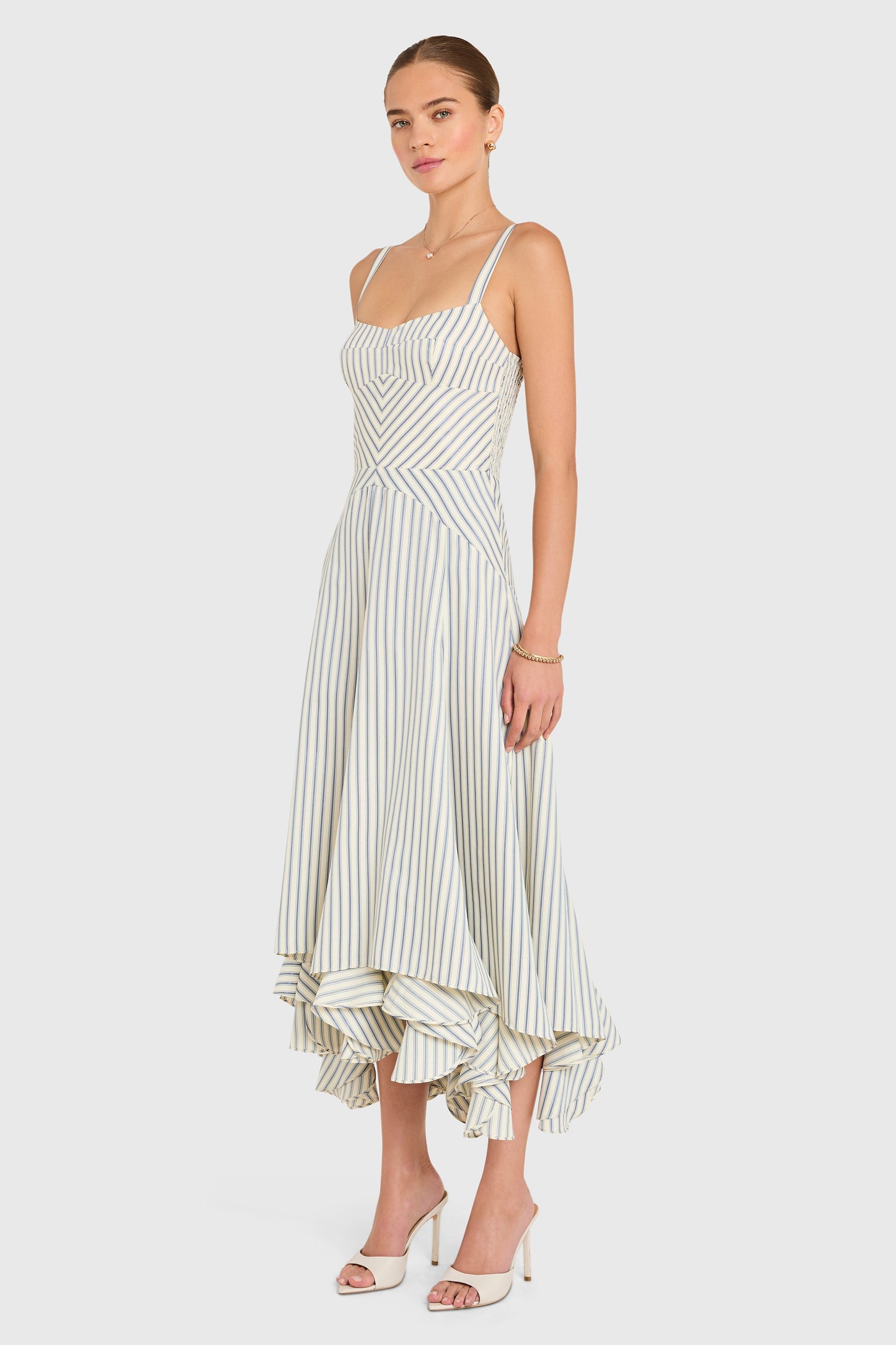 Monterey Dress - Oxford Stripe