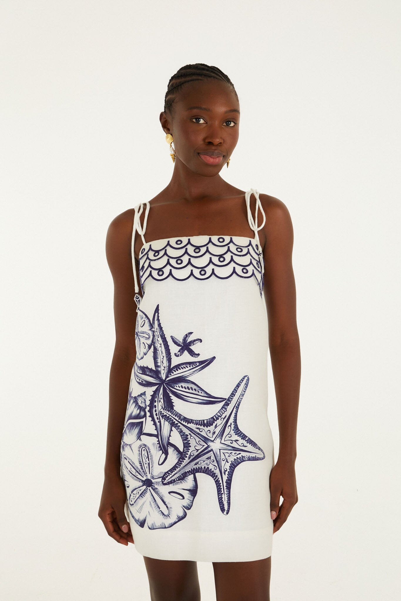 Off-White Coast Stars Mini Dress