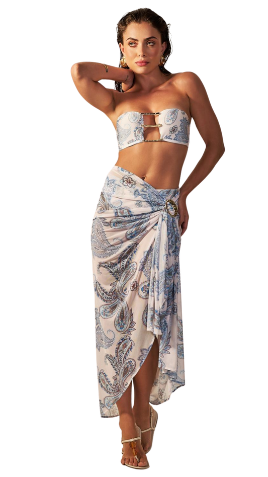 BÚZIOS PAREO-PAISLEY BLUE