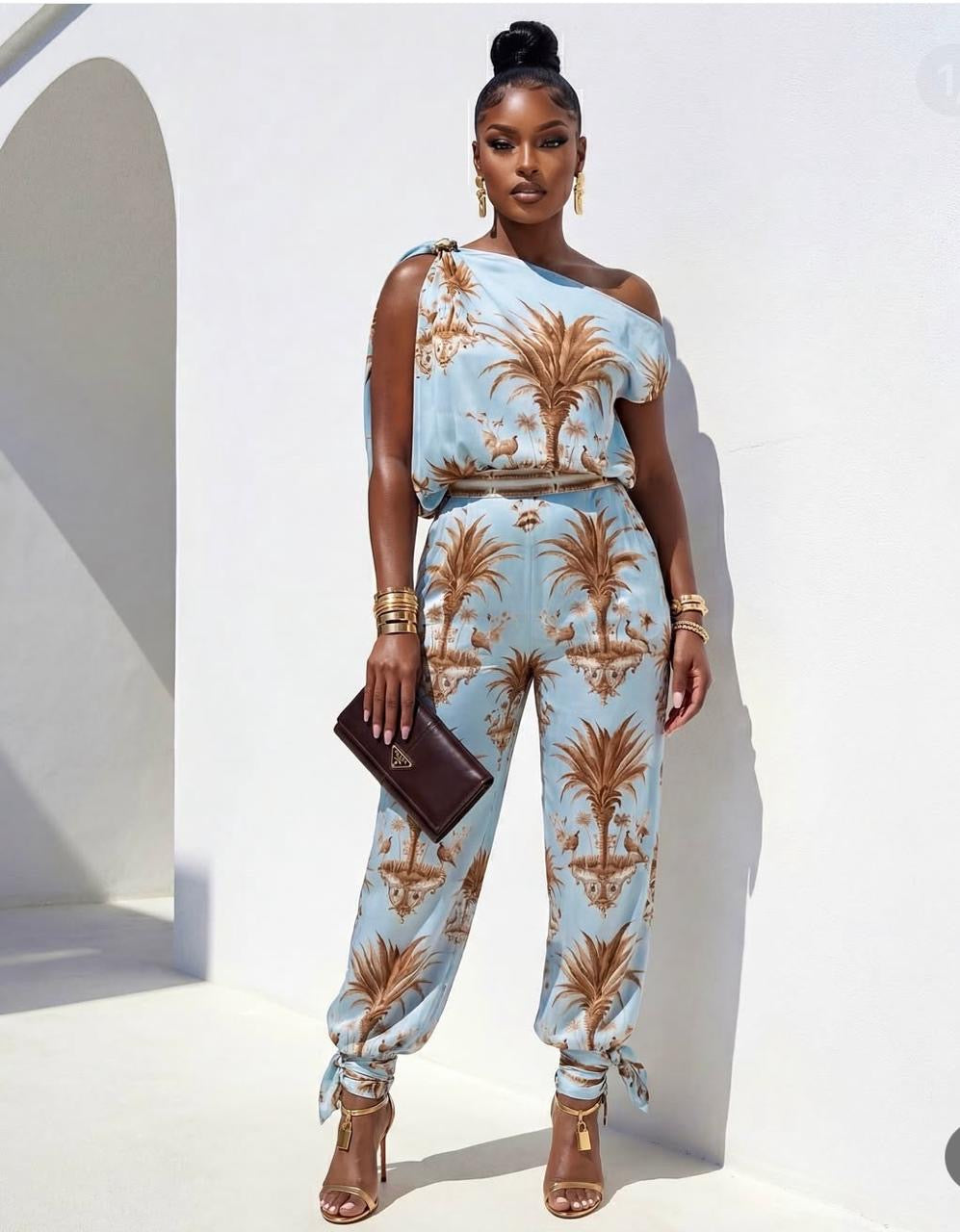 Palm Drape Set